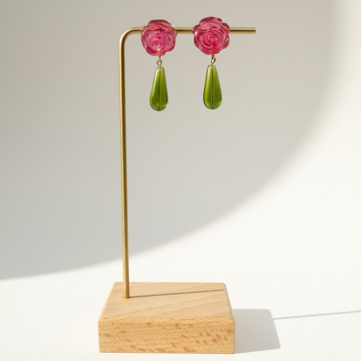 Rose Budz Dangle Earrings