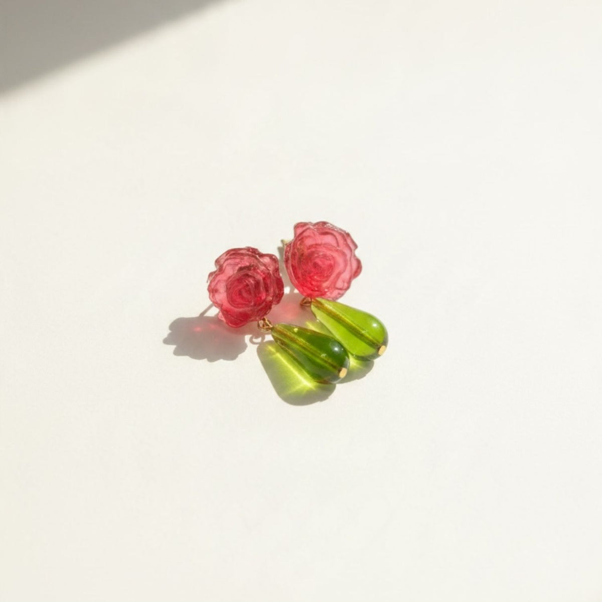 Rose Budz Dangle Earrings