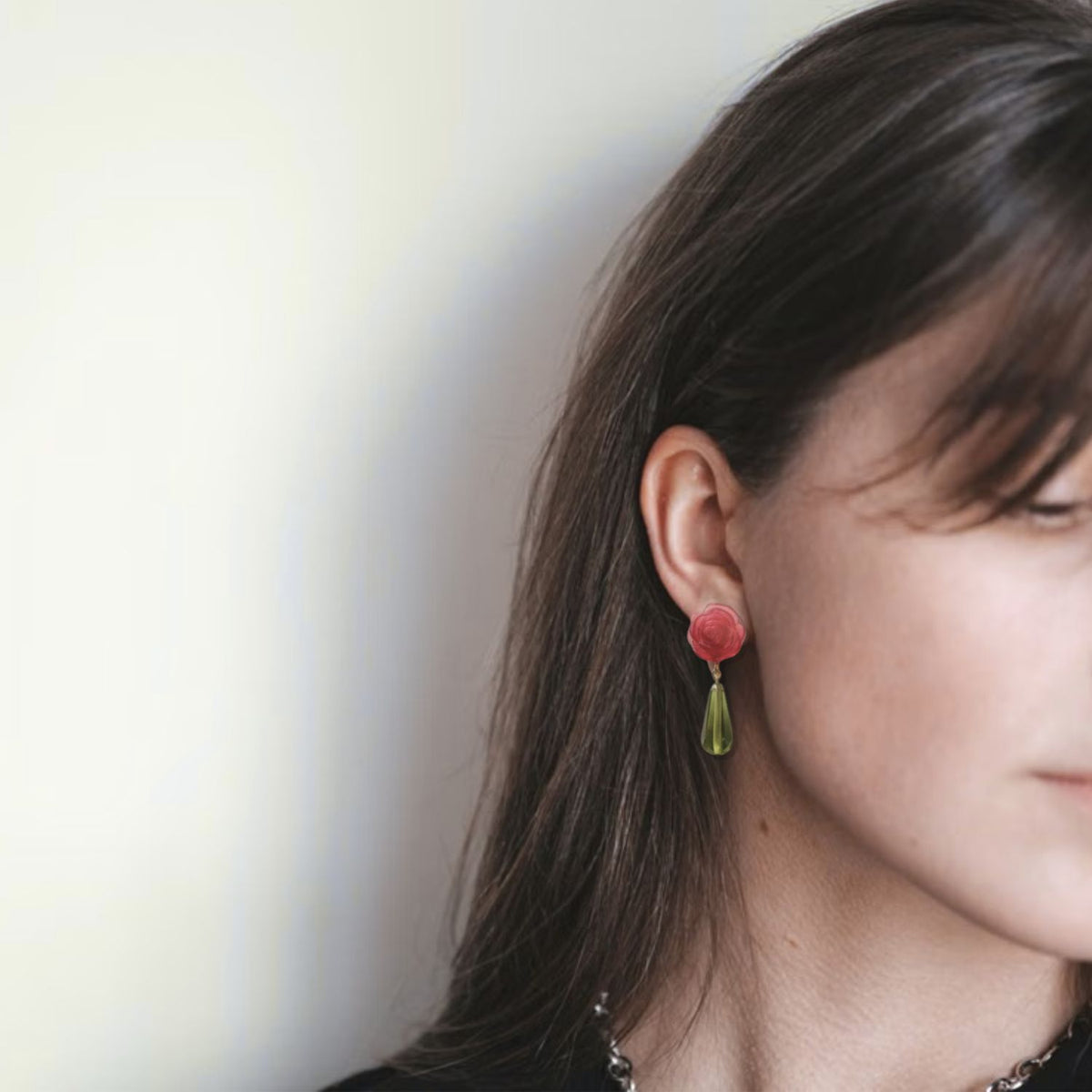 Rose Budz Dangle Earrings