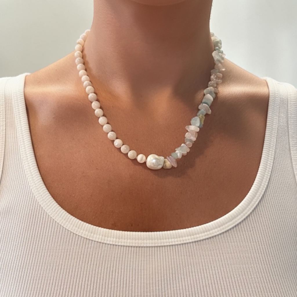 Pastel Daydream Pearl Necklace