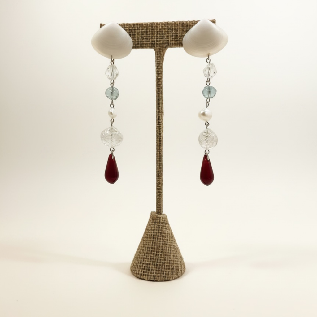 Shell Cascading Earrings