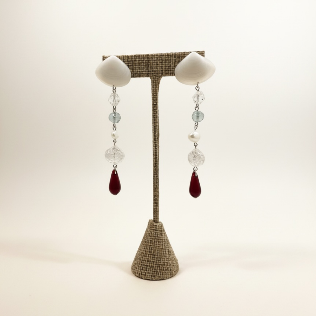 Shell Cascading Earrings