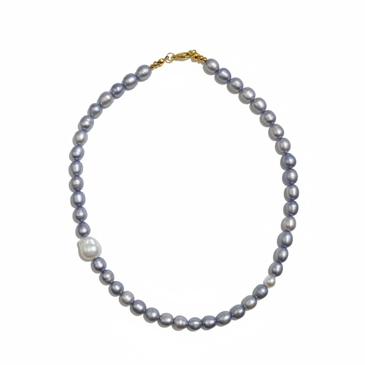 Purple Pearl Cultured Necklace