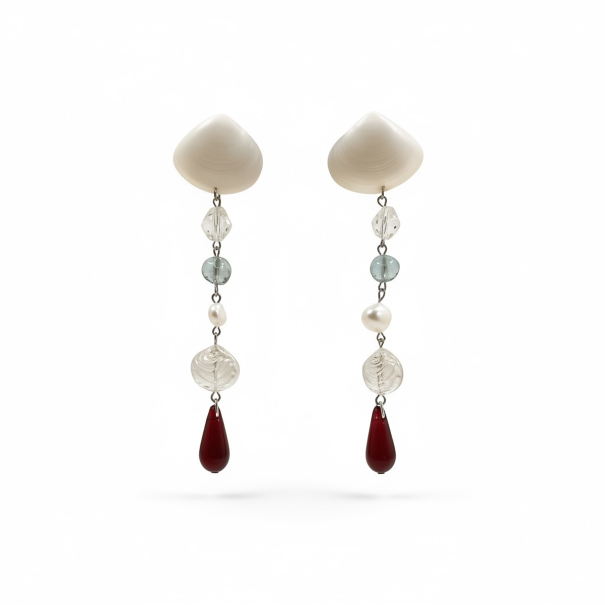 Shell Cascading Earrings
