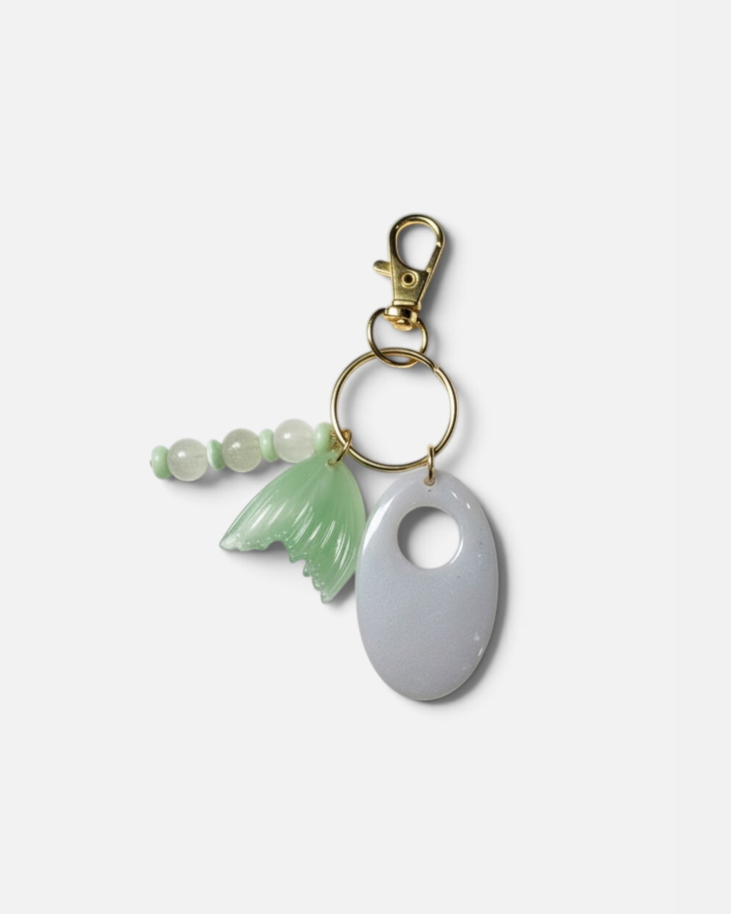 Lavender Mermaid Tail Keychain